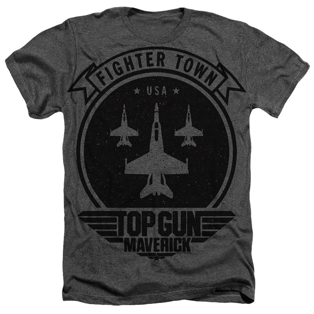 Top Gun Maverick Fighter Town Usa Sub - Men's All-Over Heather T-Shirt Men's All-Over Heather T-Shirt Top Gun Maverick