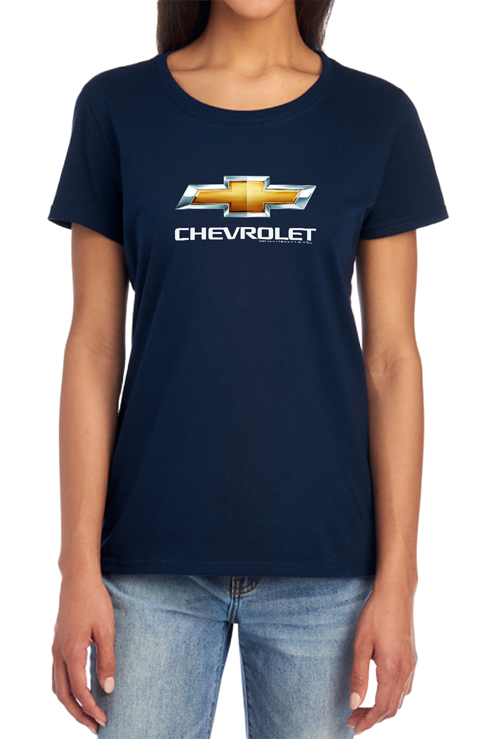 Chevrolet Chevy Bowtie Stacked - Women's T-Shirt Women's T-Shirt Chevrolet