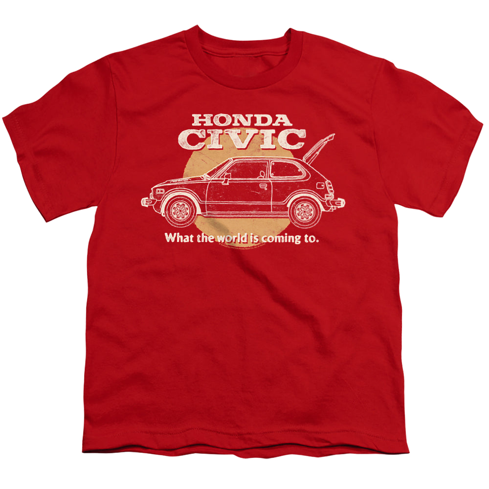 Honda Civic Coming World - Youth T-Shirt Youth T-Shirt (Ages 8-12) Honda