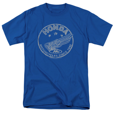 Royal men's regular fit t-shirt with Honda Motorcycles Since 1948 graphic