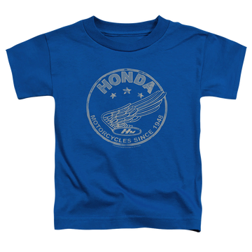 Royal toddler t-shirt with Honda Motorcycles Since 1948 graphic