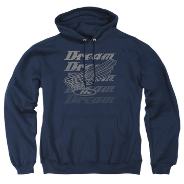 Navy pullover hoodie with Honda Motorcycles Dreamer graphic