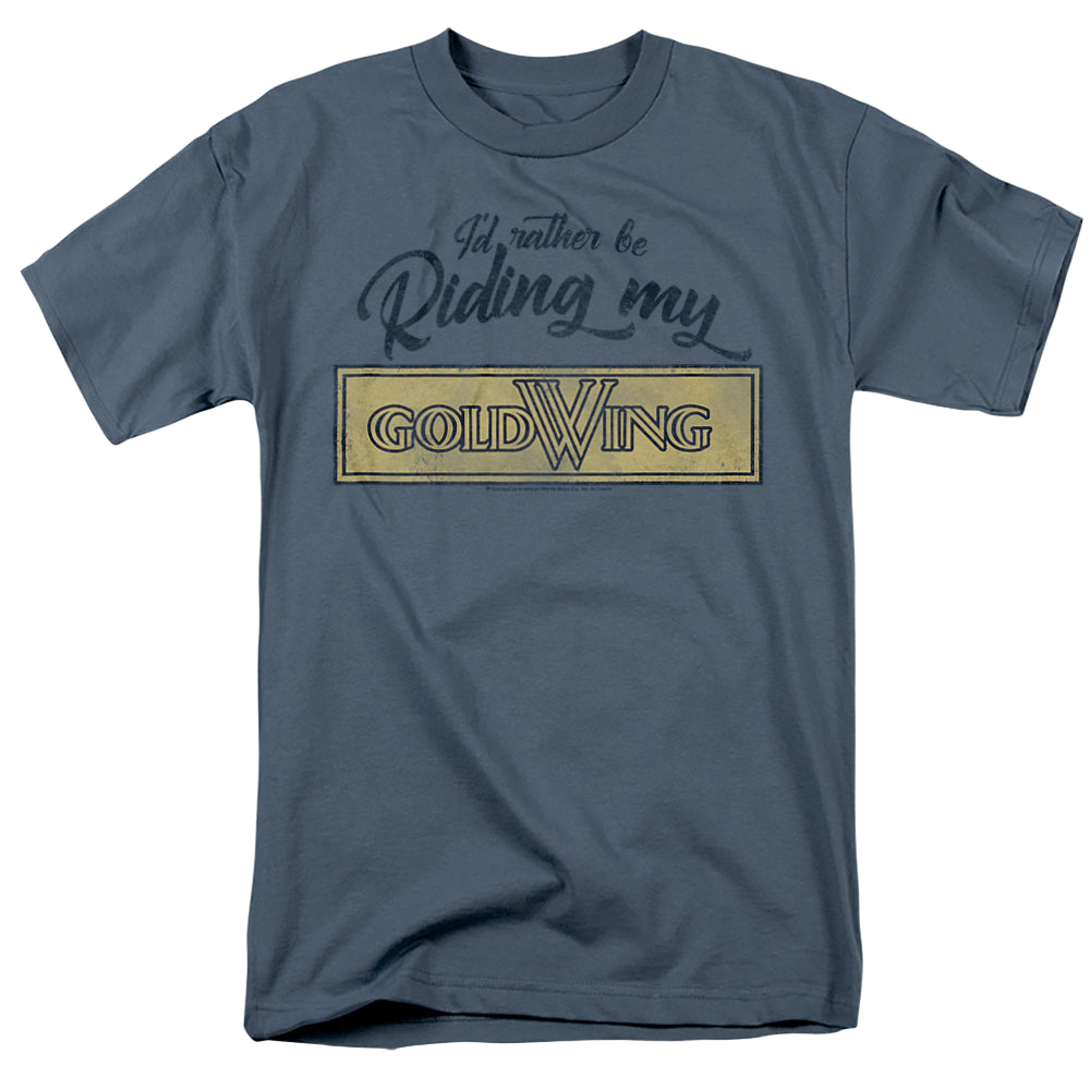 Honda Rather Be Riding My Gold Wing - Men's Regular Fit T-Shirt Men's Regular Fit T-Shirt Honda
