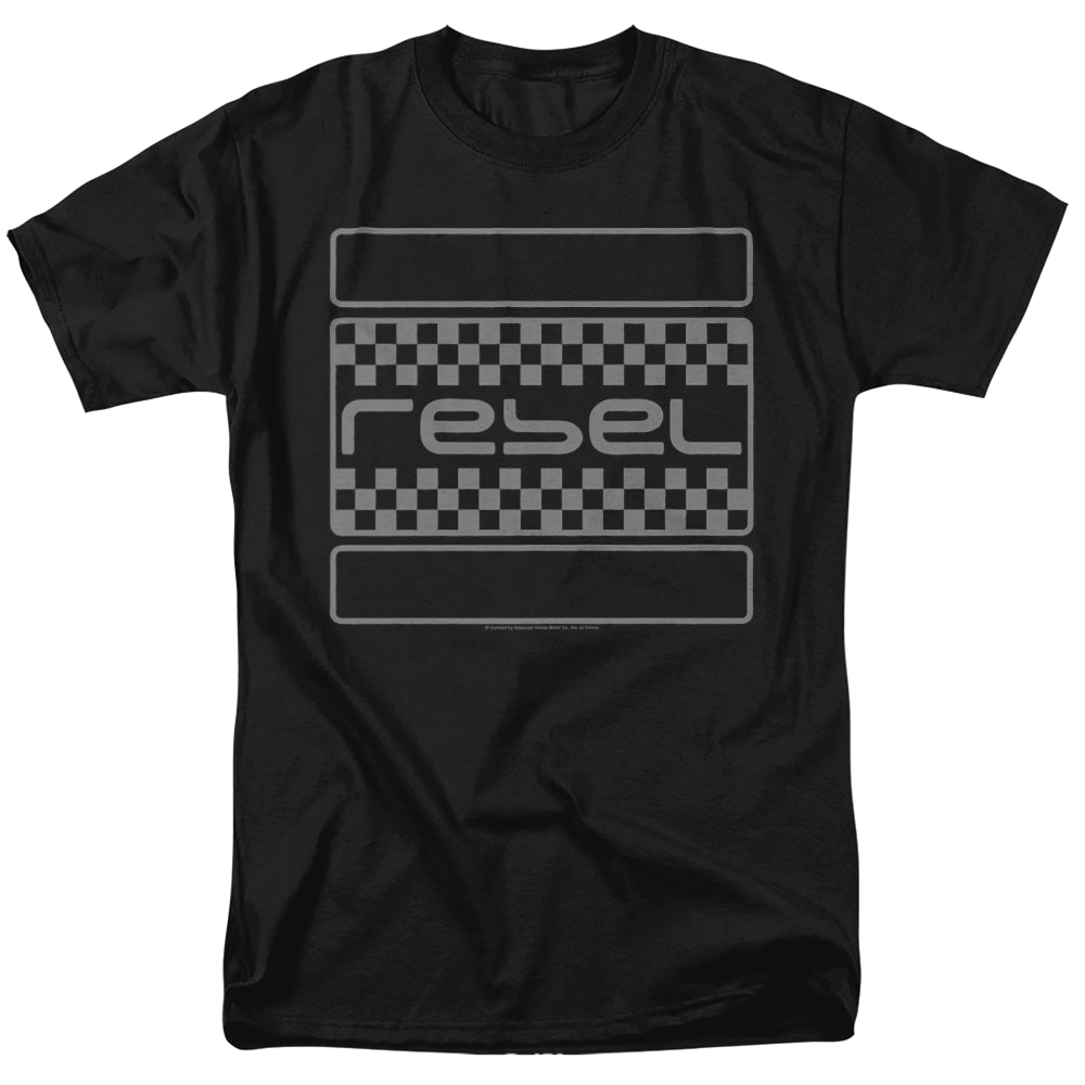 Honda Rebel Checkers Grey - Men's Regular Fit T-Shirt Men's Regular Fit T-Shirt Honda