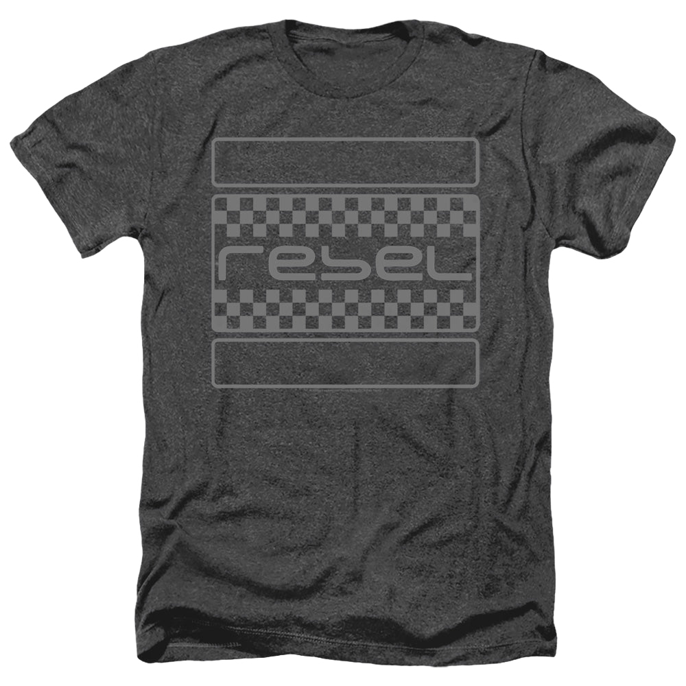 Honda Rebel Checkers Grey - Men's Heather T-Shirt Men's Heather T-Shirt Honda