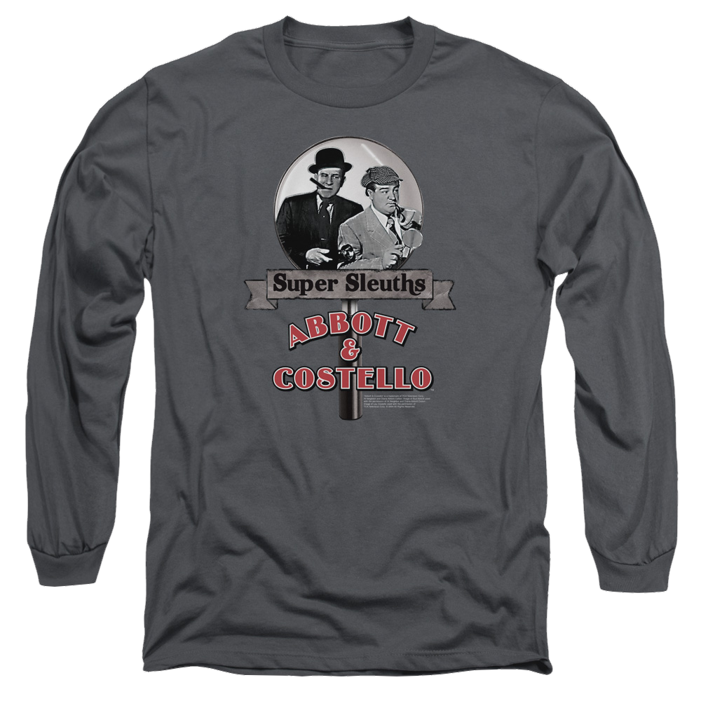 Abbott and Costello Super Sleuths - Men's Long Sleeve T-Shirt Men's Long Sleeve T-Shirt Abbott and Costello