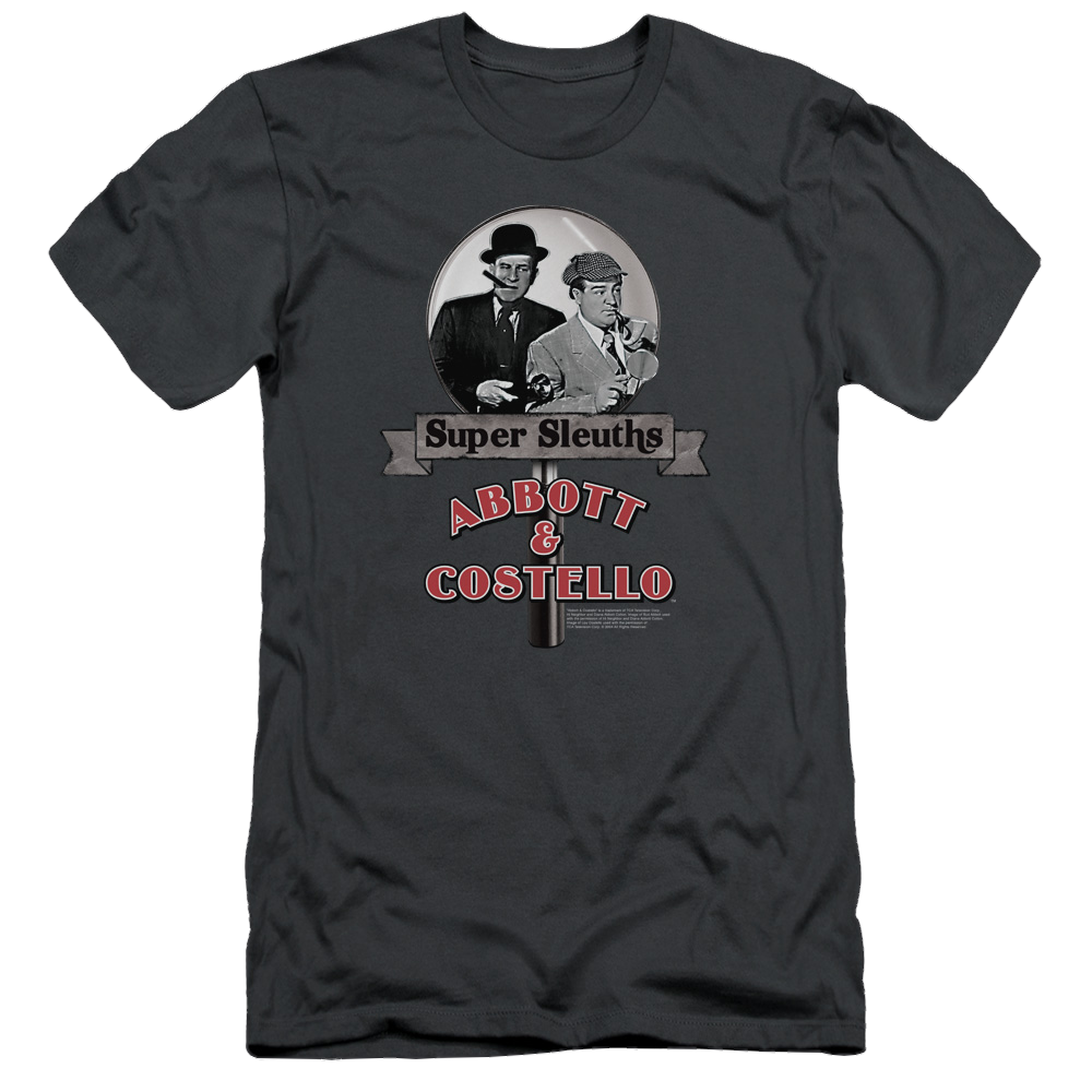 Abbott and Costello Super Sleuths - Men's Slim Fit T-Shirt Men's Slim Fit T-Shirt Abbott and Costello