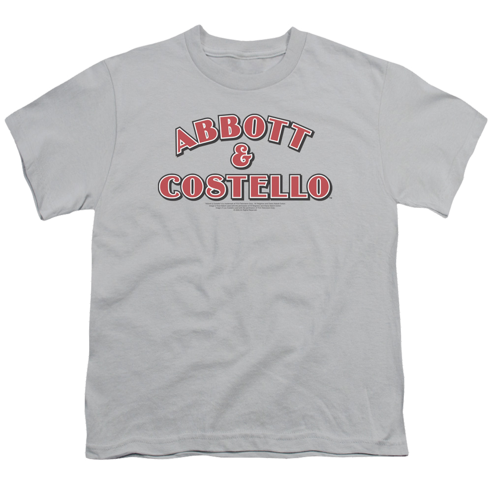 Abbott and Costello Logo - Youth T-Shirt (Ages 8-12) Youth T-Shirt (Ages 8-12) Abbott and Costello