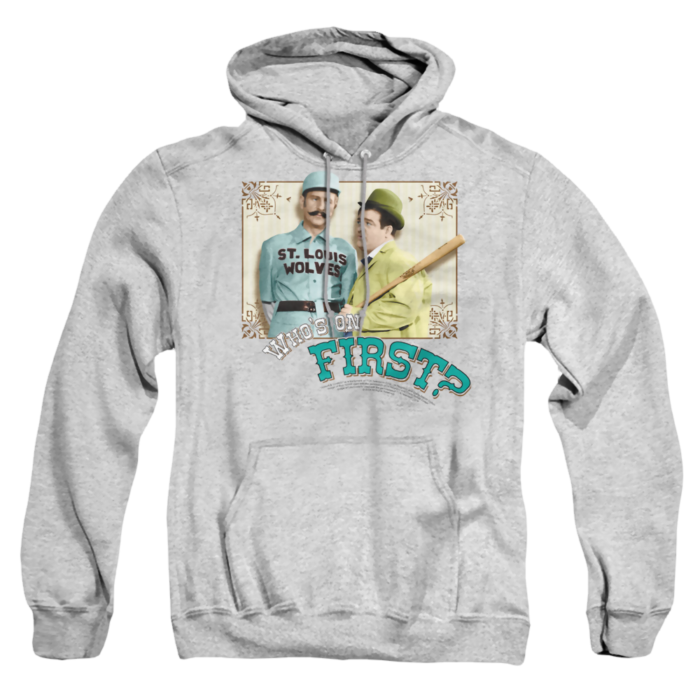 Abbott & Costello Whos On First - Pullover Hoodie Pullover Hoodie Abbott and Costello