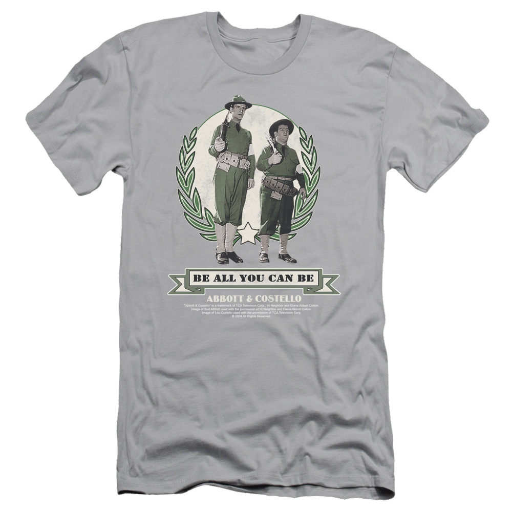 Abbott and Costello Be All You Can Be - Men's Slim Fit T-Shirt Men's Slim Fit T-Shirt Abbott and Costello