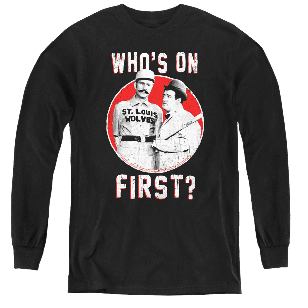 Abbott & Costello First - Youth Long Sleeve T-Shirt Youth Long Sleeve T-Shirt Abbott and Costello