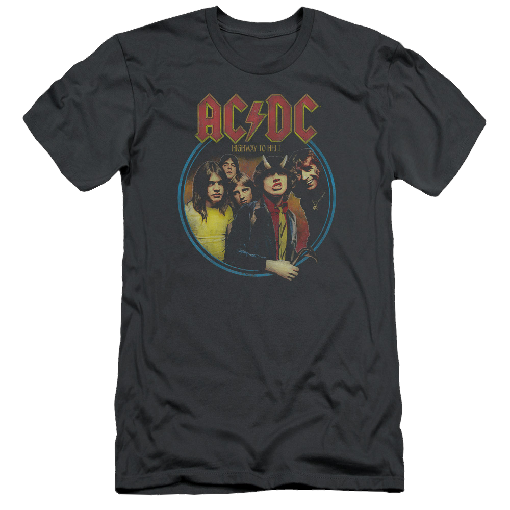 AC/DC Highway To Hell - Men's Slim Fit T-Shirt Men's Slim Fit T-Shirt ACDC
