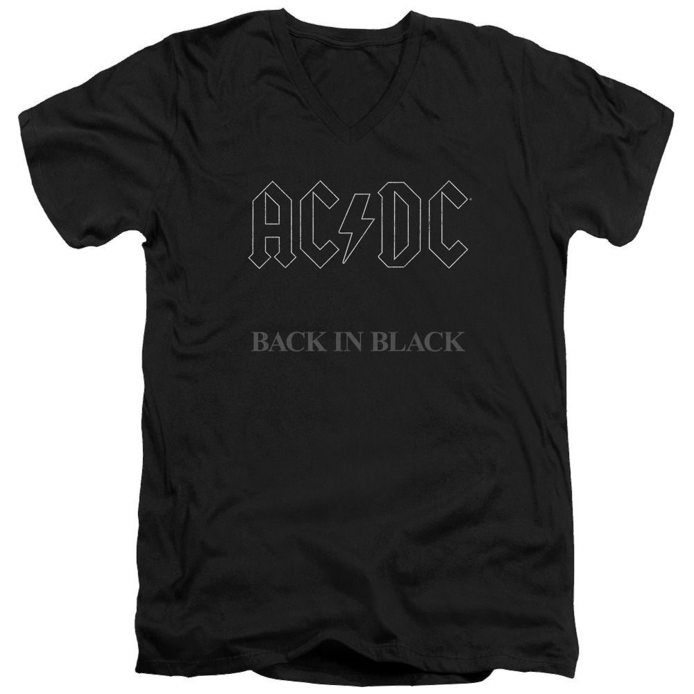 AC/DC Back In Black - Men's V-Neck T-Shirt Men's V-Neck T-Shirt ACDC