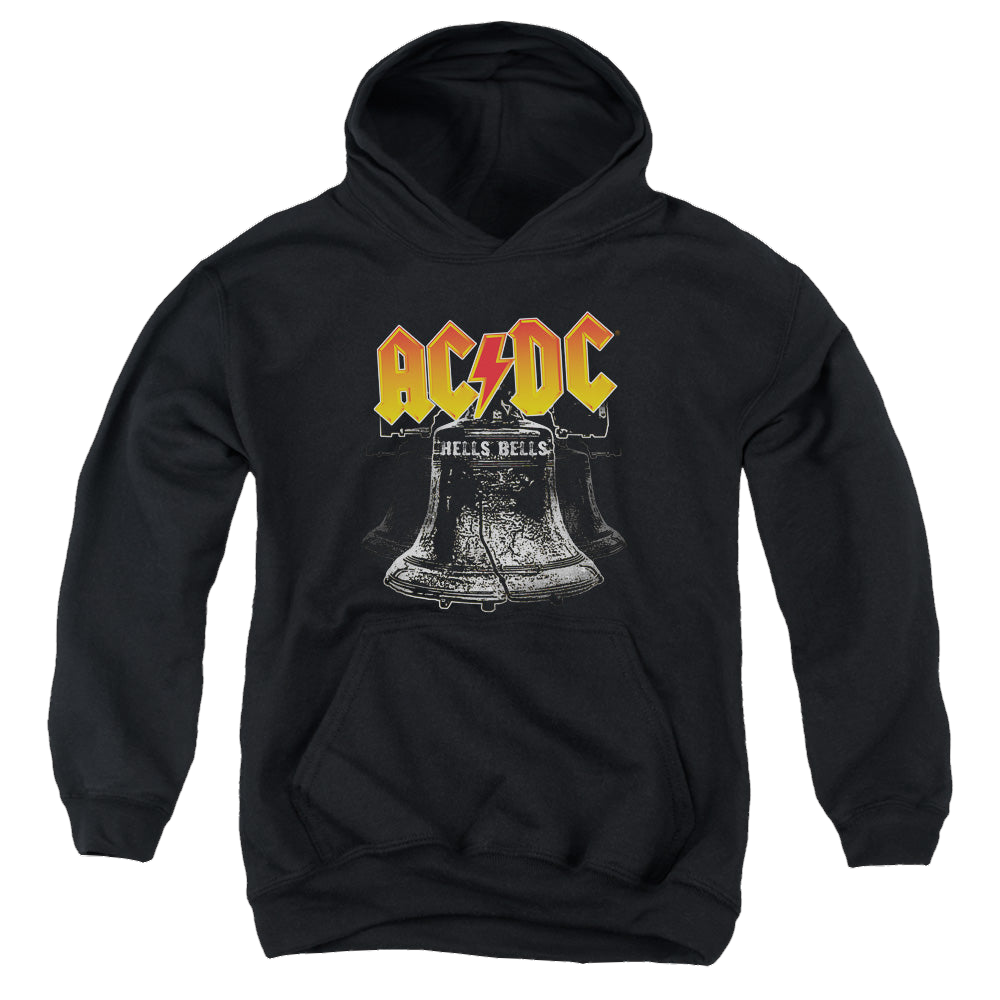 ACDC Acdc Hells Bells - Youth Hoodie Youth Hoodie (Ages 8-12) ACDC