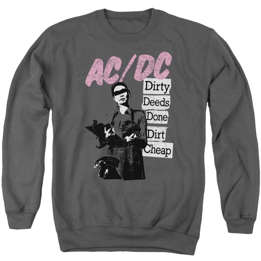 ACDC Acdc Dirty Deeds - Men's Crewneck Sweatshirt Men's Crewneck Sweatshirt ACDC