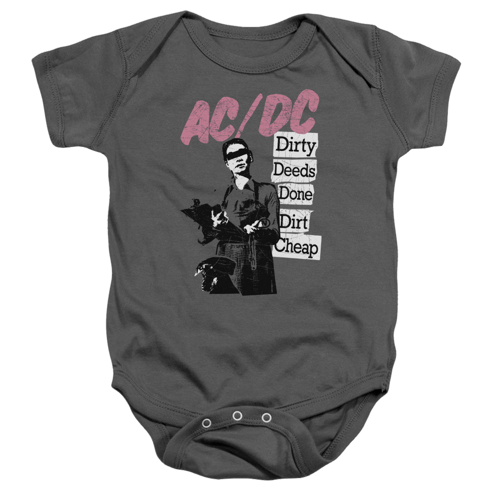 ACDC Acdc Dirty Deeds - Baby Bodysuit Baby Bodysuit ACDC