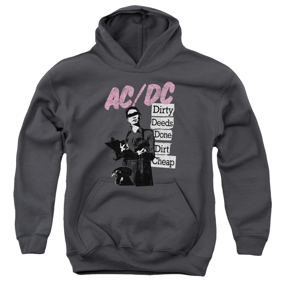 ACDC Acdc Dirty Deeds - Youth Hoodie Youth Hoodie (Ages 8-12) ACDC