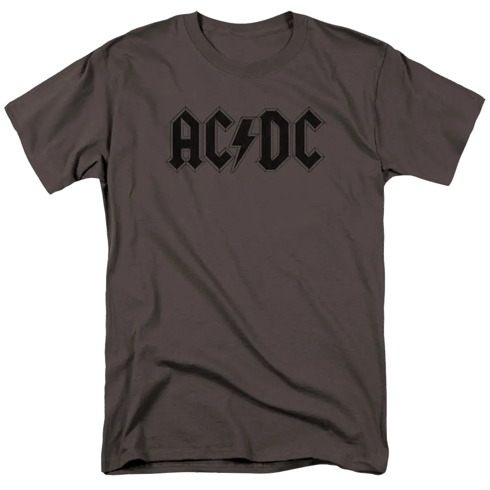AC/DC Worn Logo - Men's Regular Fit T-Shirt ACDC