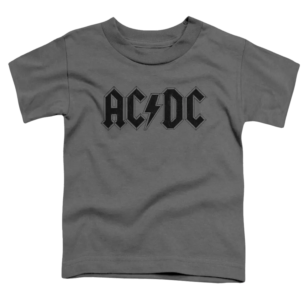 AC/DC Worn Logo - Kid's T-Shirt (Ages 4-7) ACDC
