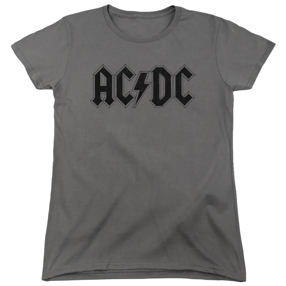 AC/DC Worn Logo - Women's T-Shirt ACDC