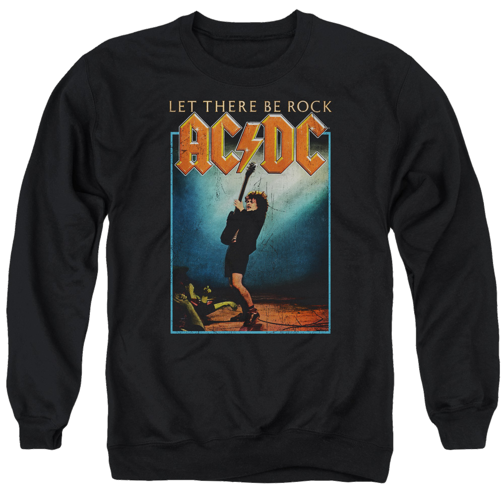 AC DC Let There Be Rock Men s Crewneck Sweatshirt Sons of Gotham