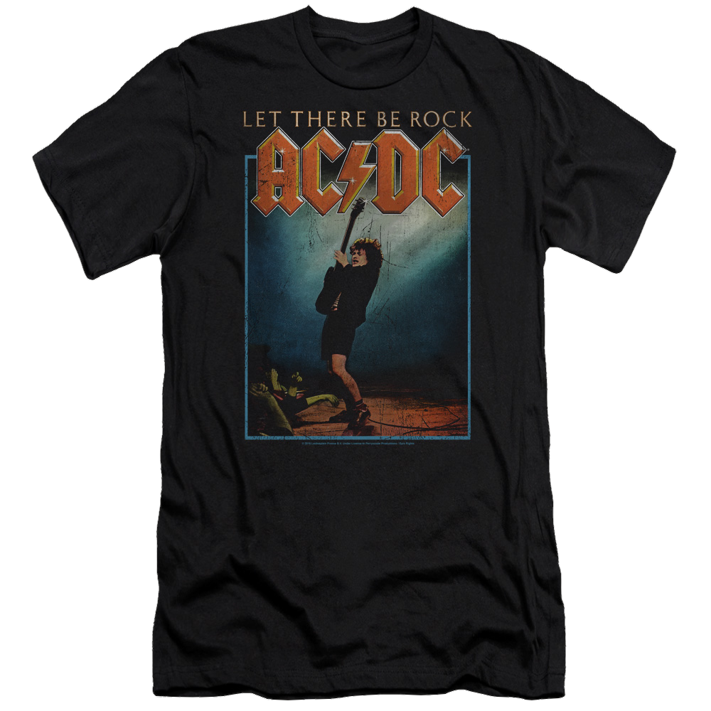 AC/DC Let There Be Rock - Men's Premium Slim Fit T-Shirt Men's Premium Slim Fit T-Shirt ACDC