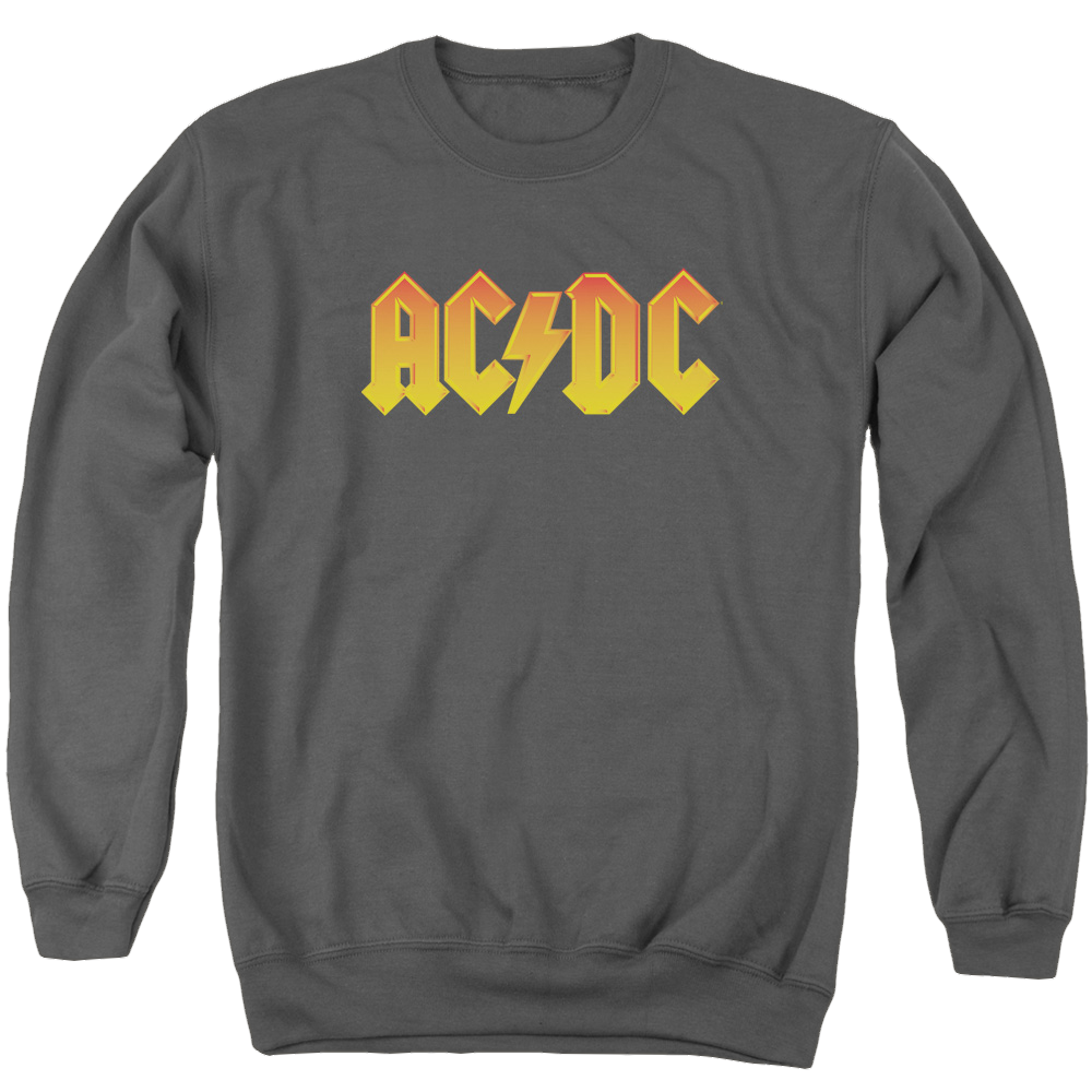 AC/DC Logo - Men's Crewneck Sweatshirt Men's Crewneck Sweatshirt ACDC