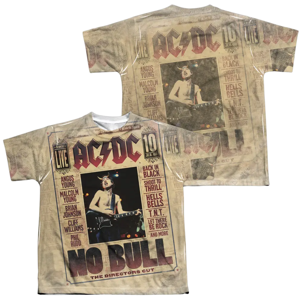 AC/DC No Bull - Youth All-Over Print T-Shirt (Ages 8-12) ACDC