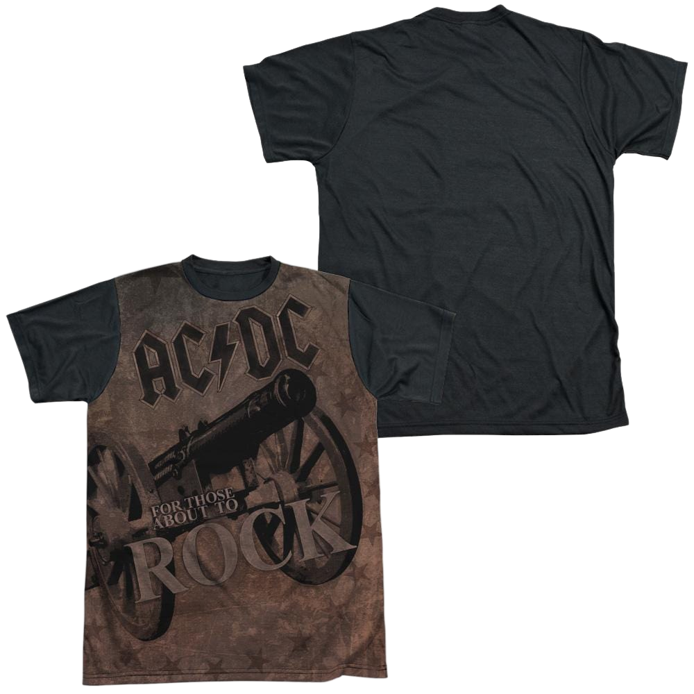 AC/DC We Salute You - Men's Black Back T-Shirt Men's Black Back T-Shirt ACDC