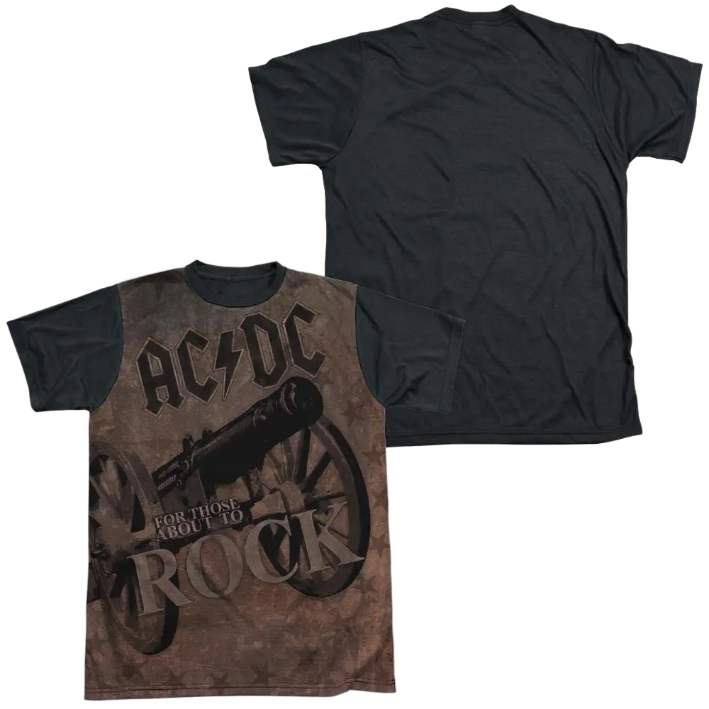 AC/DC We Salute You - Men's Black Back T-Shirt ACDC