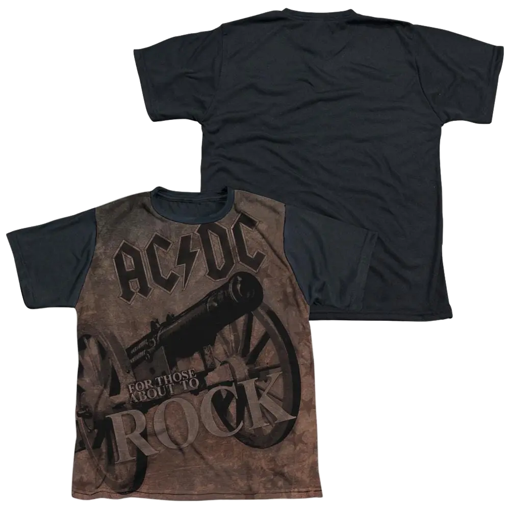 AC/DC We Salute You - Youth Black Back T-Shirt (Ages 8-12) ACDC