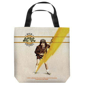 AC/DC High Voltage Cover tote bag