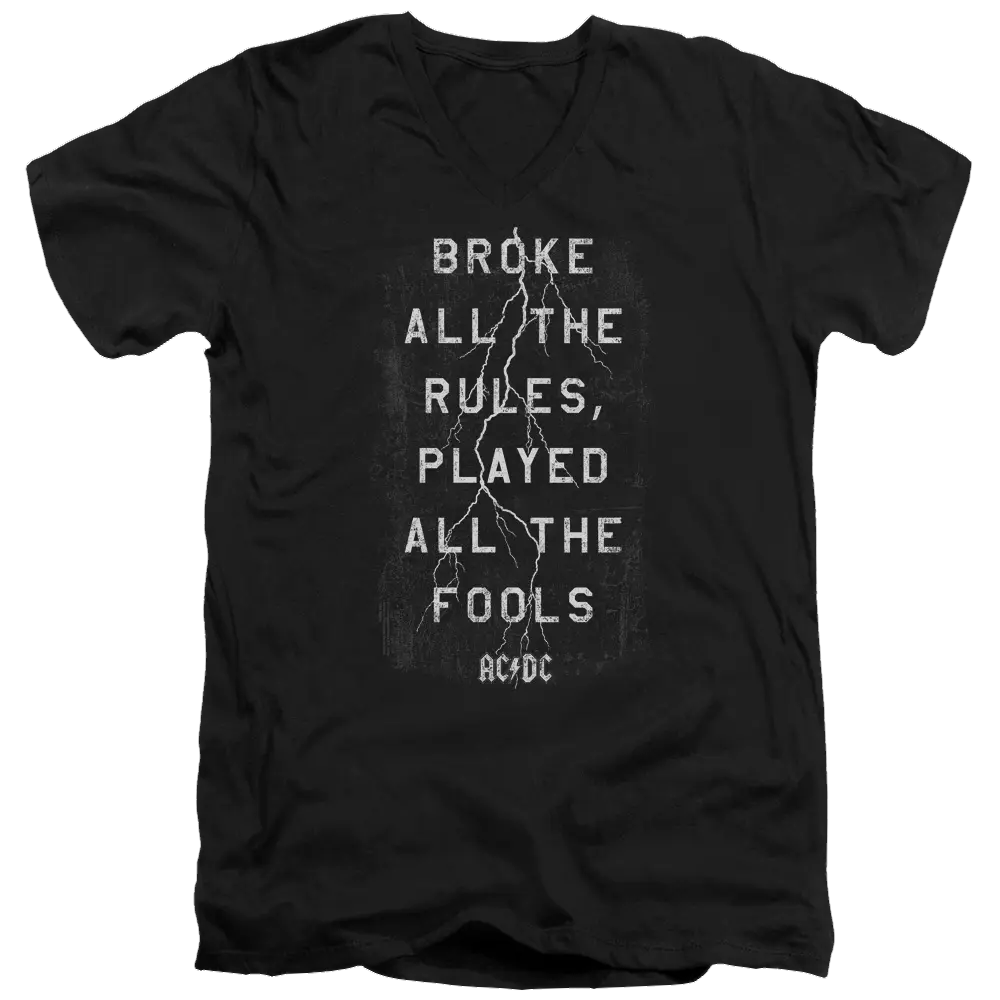 AC/DC Struck - Men's V-Neck T-Shirt ACDC