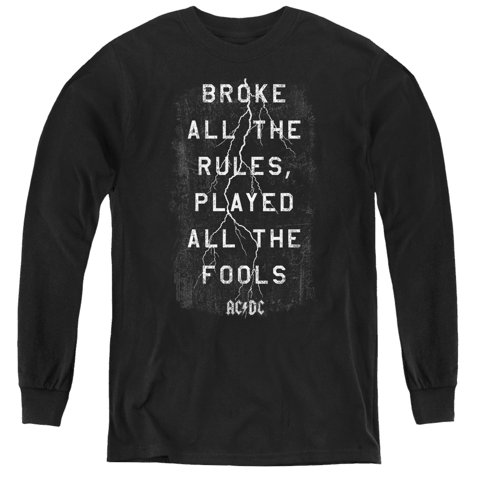 Acdc Struck - Youth Long Sleeve T-Shirt Youth Long Sleeve T-Shirt ACDC