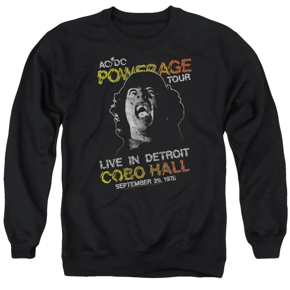 AC/DC Powerage Tour - Men's Crewneck Sweatshirt ACDC