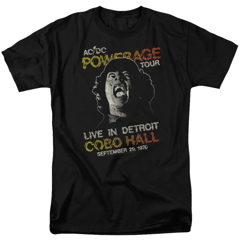AC/DC Powerage Tour - Men's Regular Fit T-Shirt ACDC