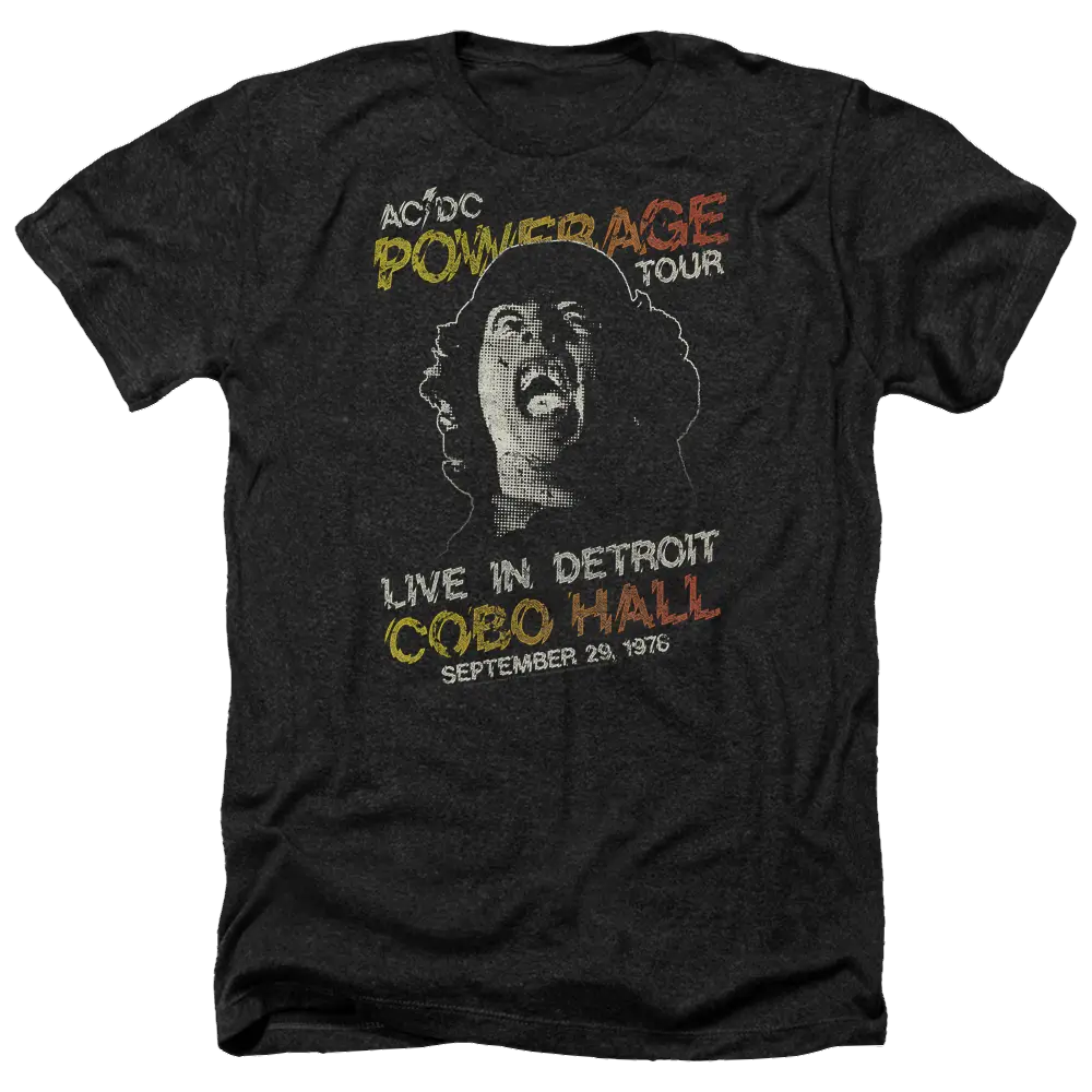 AC/DC Powerage Tour - Men's Heather T-Shirt ACDC