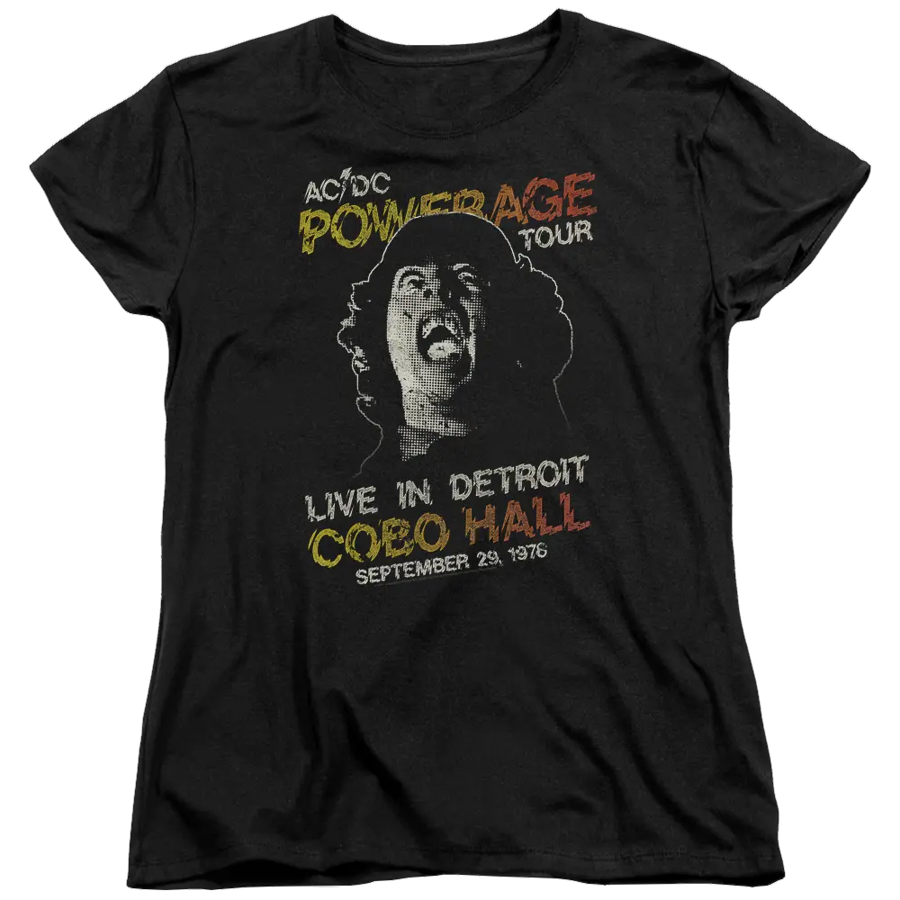 AC/DC Powerage Tour - Women's T-Shirt ACDC