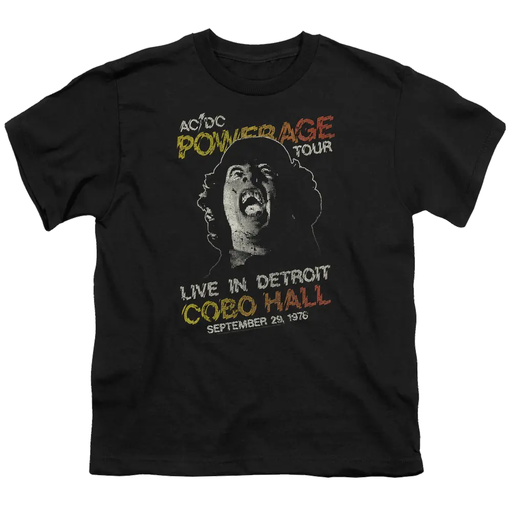AC/DC Powerage Tour - Youth T-Shirt (Ages 8-12) ACDC