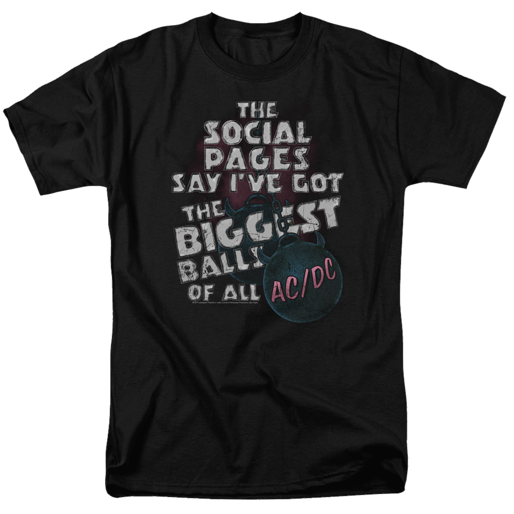 AC/DC Big Balls - Men's Regular Fit T-Shirt Men's Regular Fit T-Shirt ACDC