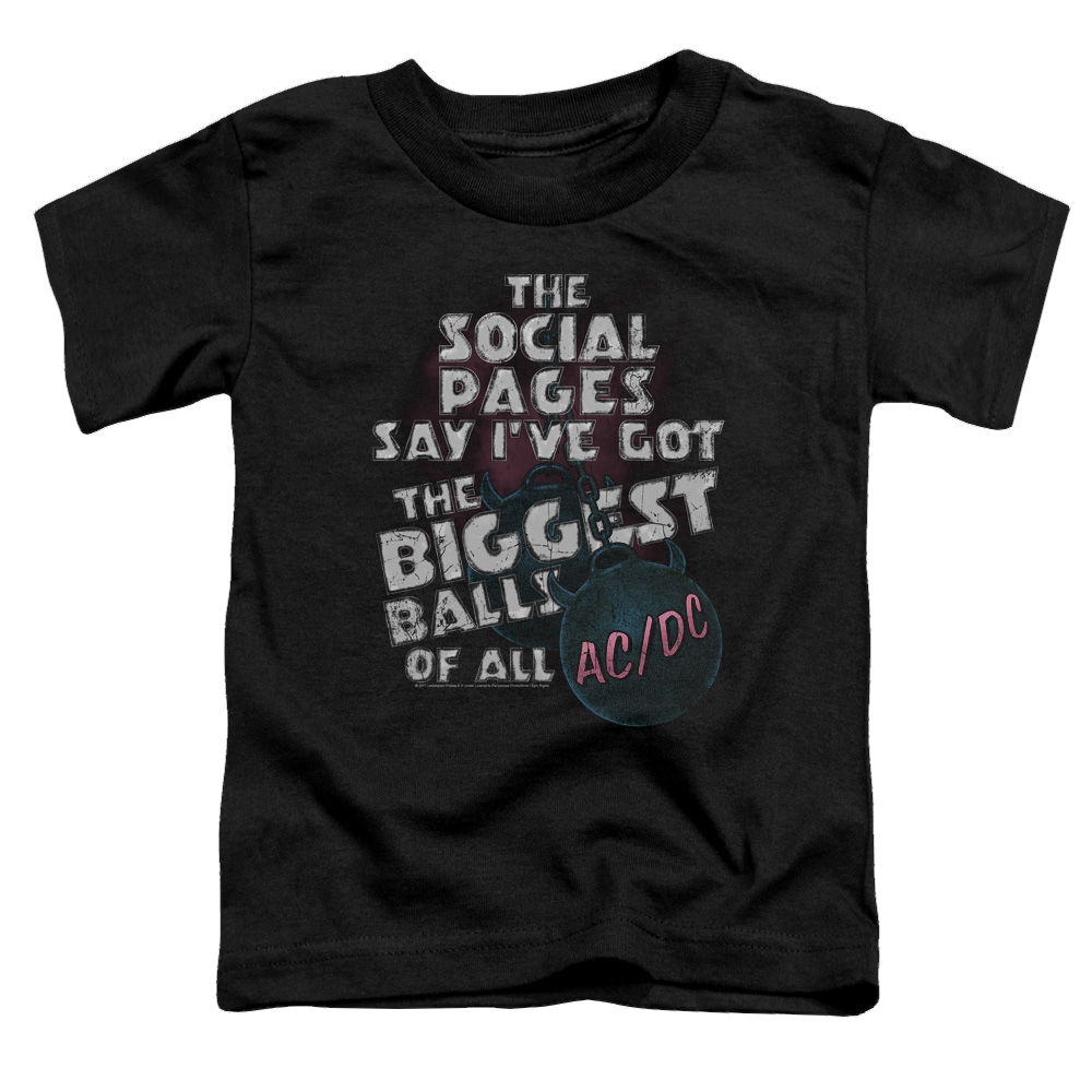 AC/DC Big Balls - Toddler T-Shirt Toddler T-Shirt ACDC