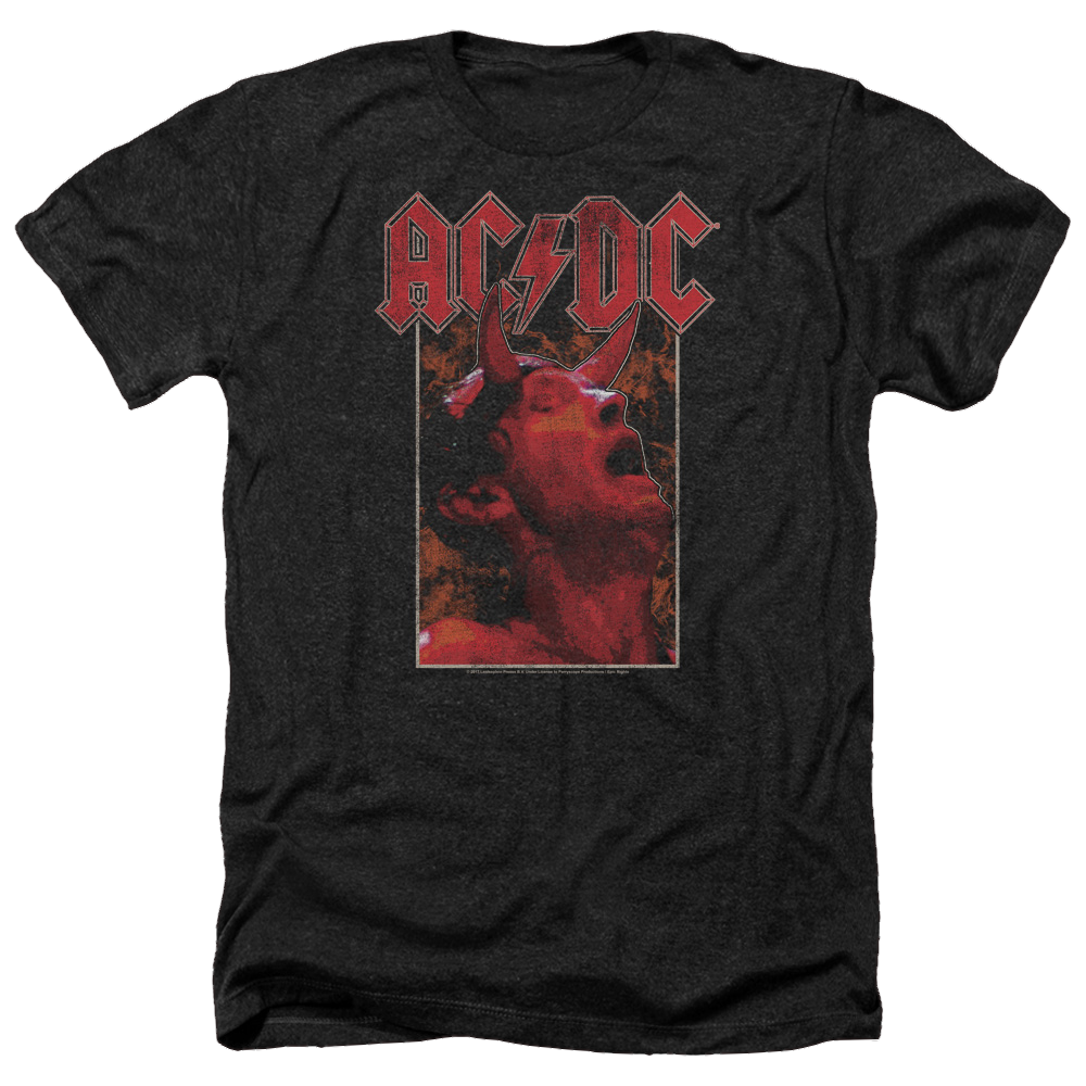 AC/DC Horns - Men's Heather T-Shirt Men's Heather T-Shirt ACDC