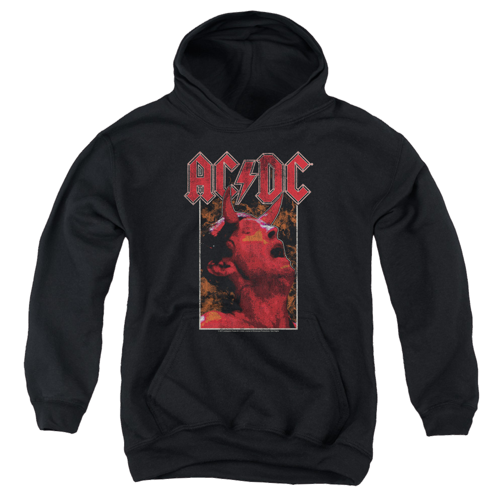 AC/DC Horns - Youth Hoodie (Ages 8-12) Youth Hoodie (Ages 8-12) ACDC