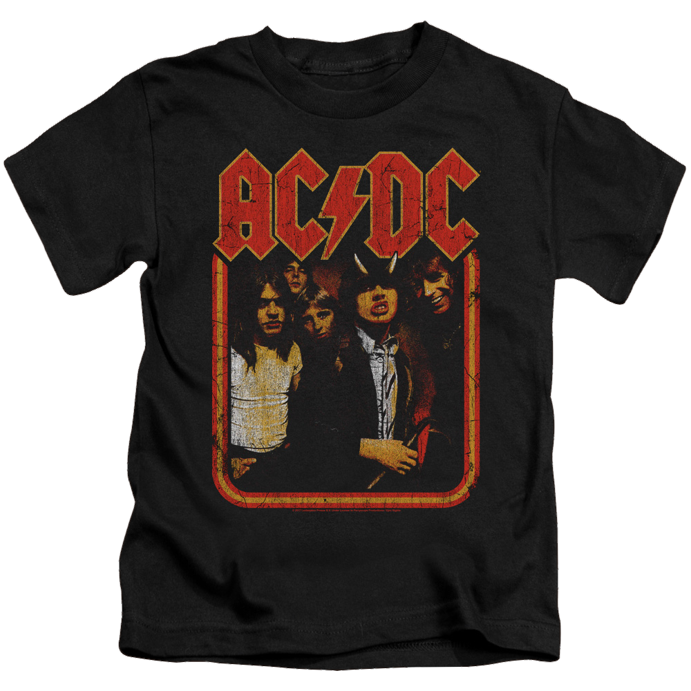 AC/DC Group Distressed - Kid's T-Shirt (Ages 4-7) Kid's T-Shirt (Ages 4-7) ACDC