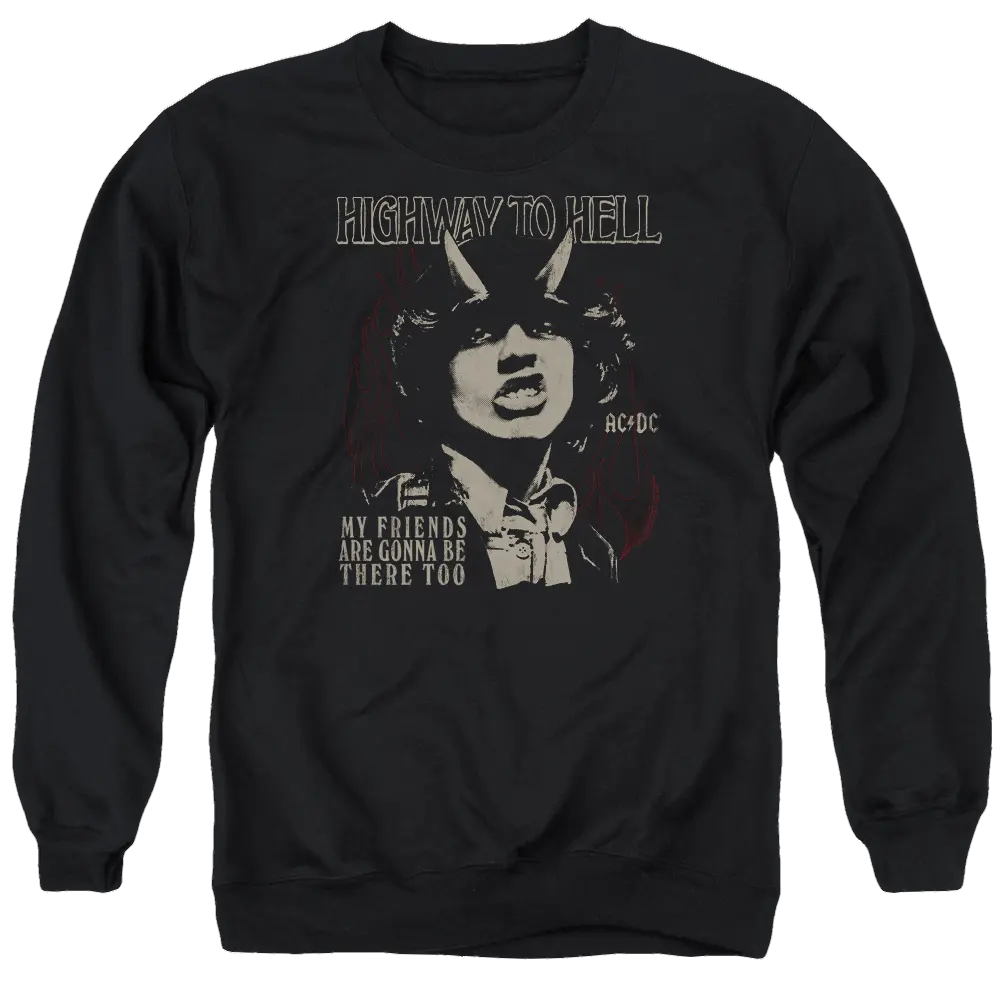 AC/DC My Friends - Men's Crewneck Sweatshirt ACDC