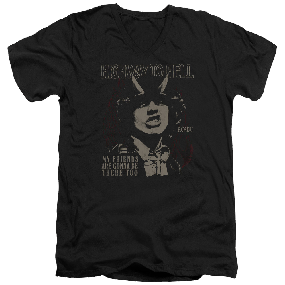 AC/DC My Friends - Men's V-Neck T-Shirt Men's V-Neck T-Shirt ACDC