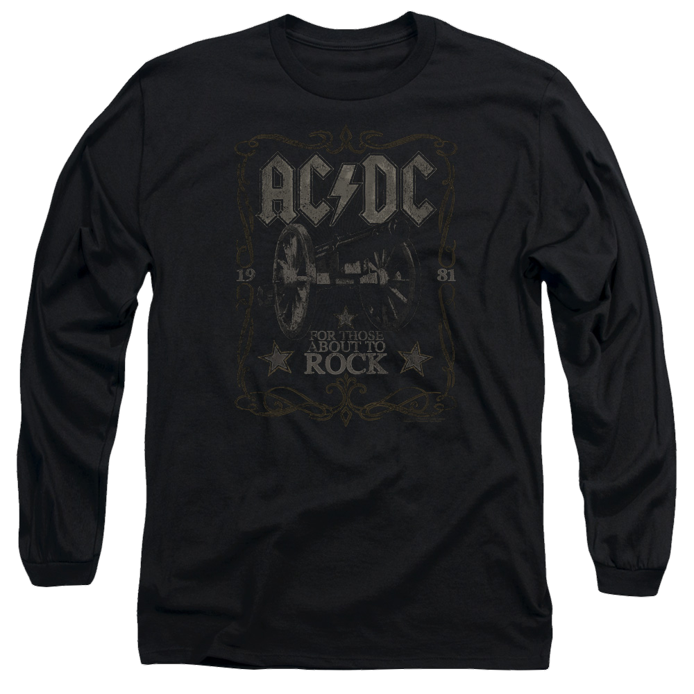 AC/DC Rock Label - Men's Long Sleeve T-Shirt Men's Long Sleeve T-Shirt ACDC