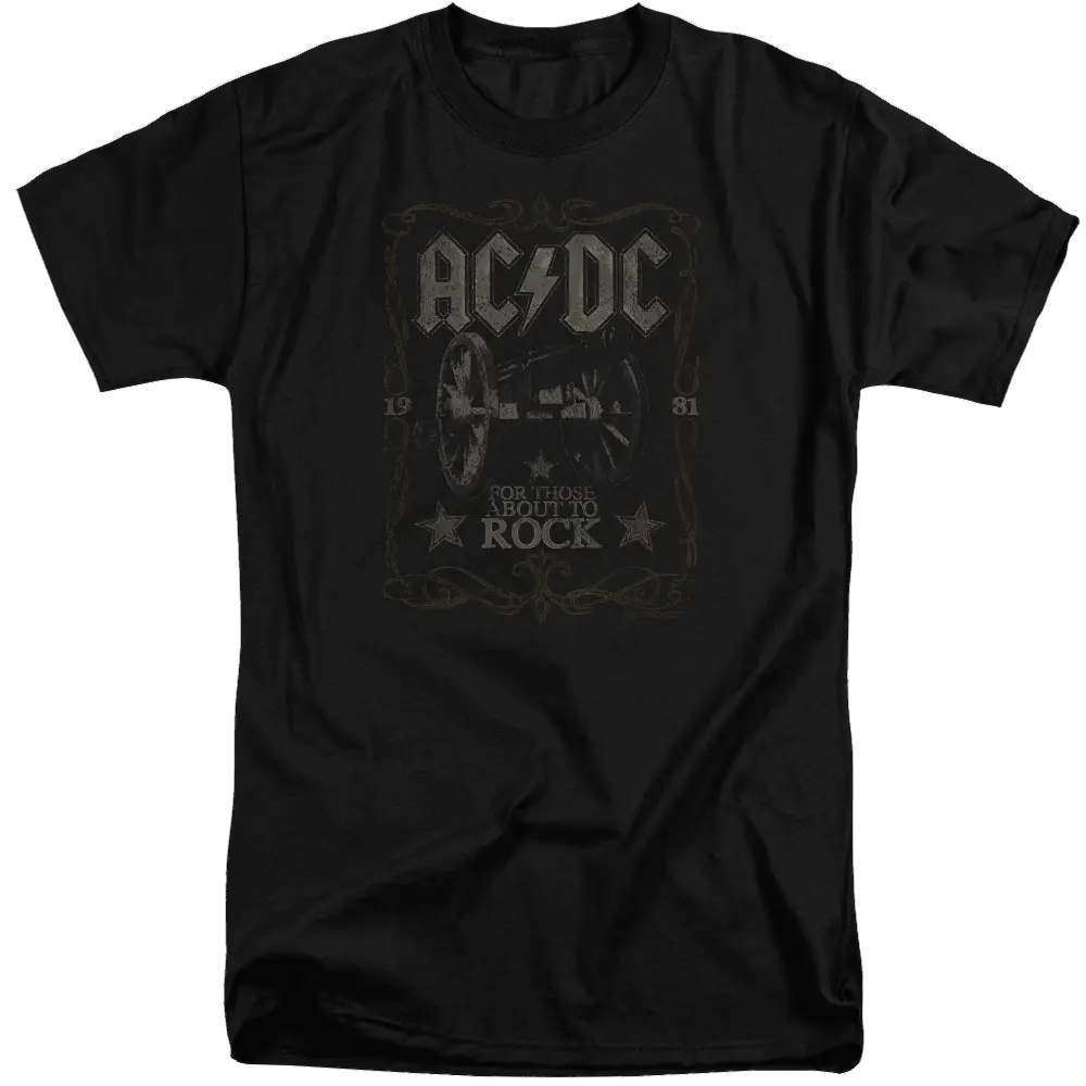 AC/DC Rock Label - Men's Tall Fit T-Shirt ACDC