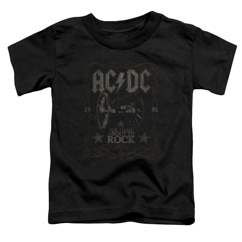 AC/DC Rock Label - Toddler T-Shirt ACDC
