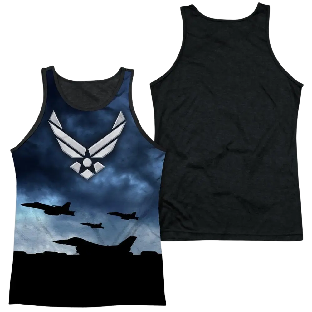 Air Force Take Off Men's Black Back Tank U.S. Air Force